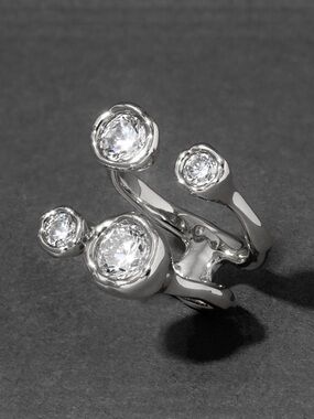 Alexis Bittar Asterales Silver Open Ring